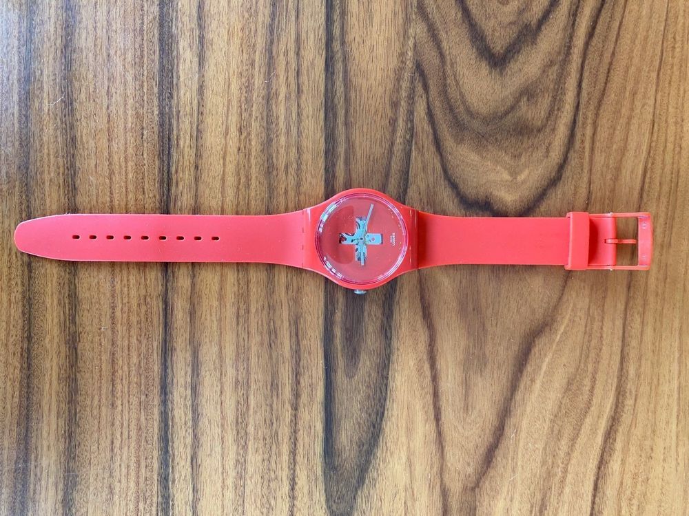 Swatch swiss flag sale