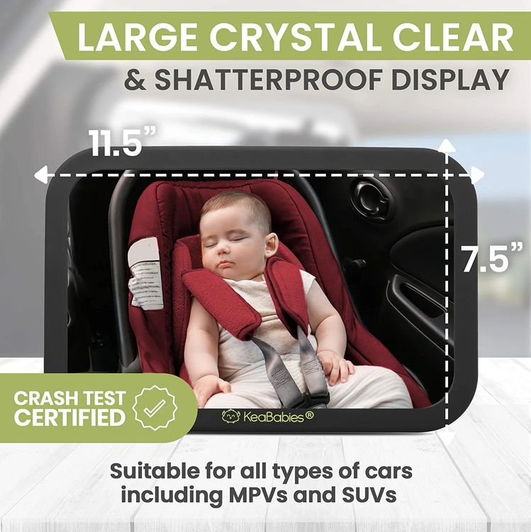 Bruchsicherer Baby Autospiegel Sicherheits Rücksitzspiegel