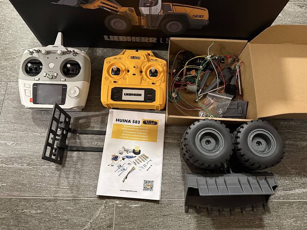 Kit di modellismo & Modellini statici: Liebherr Radlader Modellbau Hydraulisch schnellwechsel – Usato da Rueras venduto da ramsi1986 3