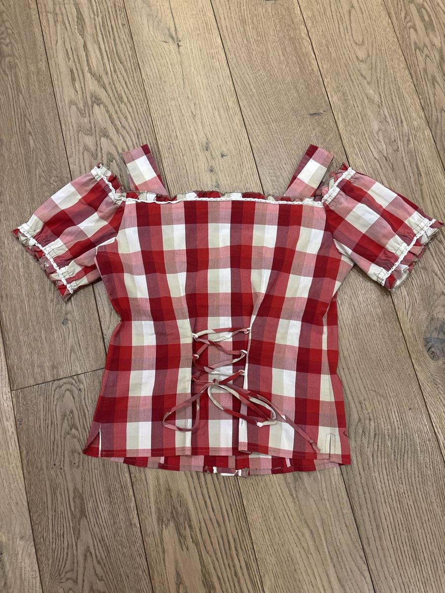 Camicette: Rote Dirndlbluse / 38 – Nuovo (secondo la descrizione) da Appenzell venduto da babet01 1