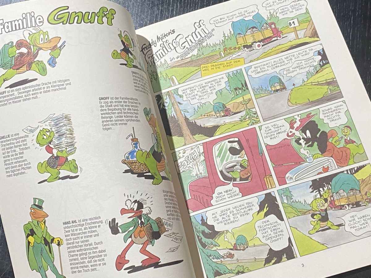 Fumetti: Familie Gruff Comic Poltergeist Nr.1 Edition B&L – Usato da Zuerich venduto da SonderArt-Wertgut 1