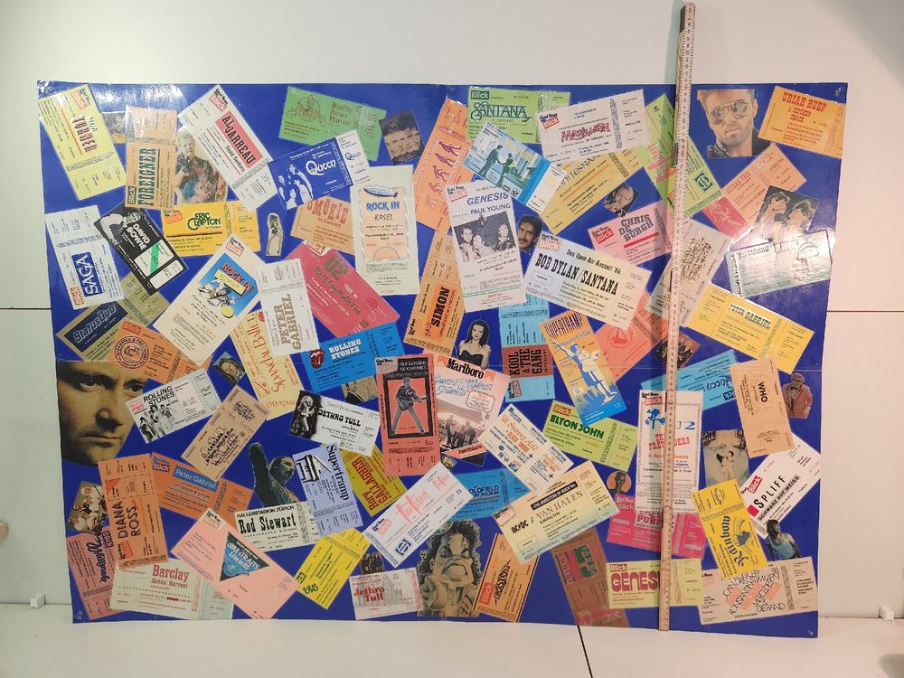 Vintage KonzertTicket Collage R33 (Gebraucht) in Künten für CHF 55 ...