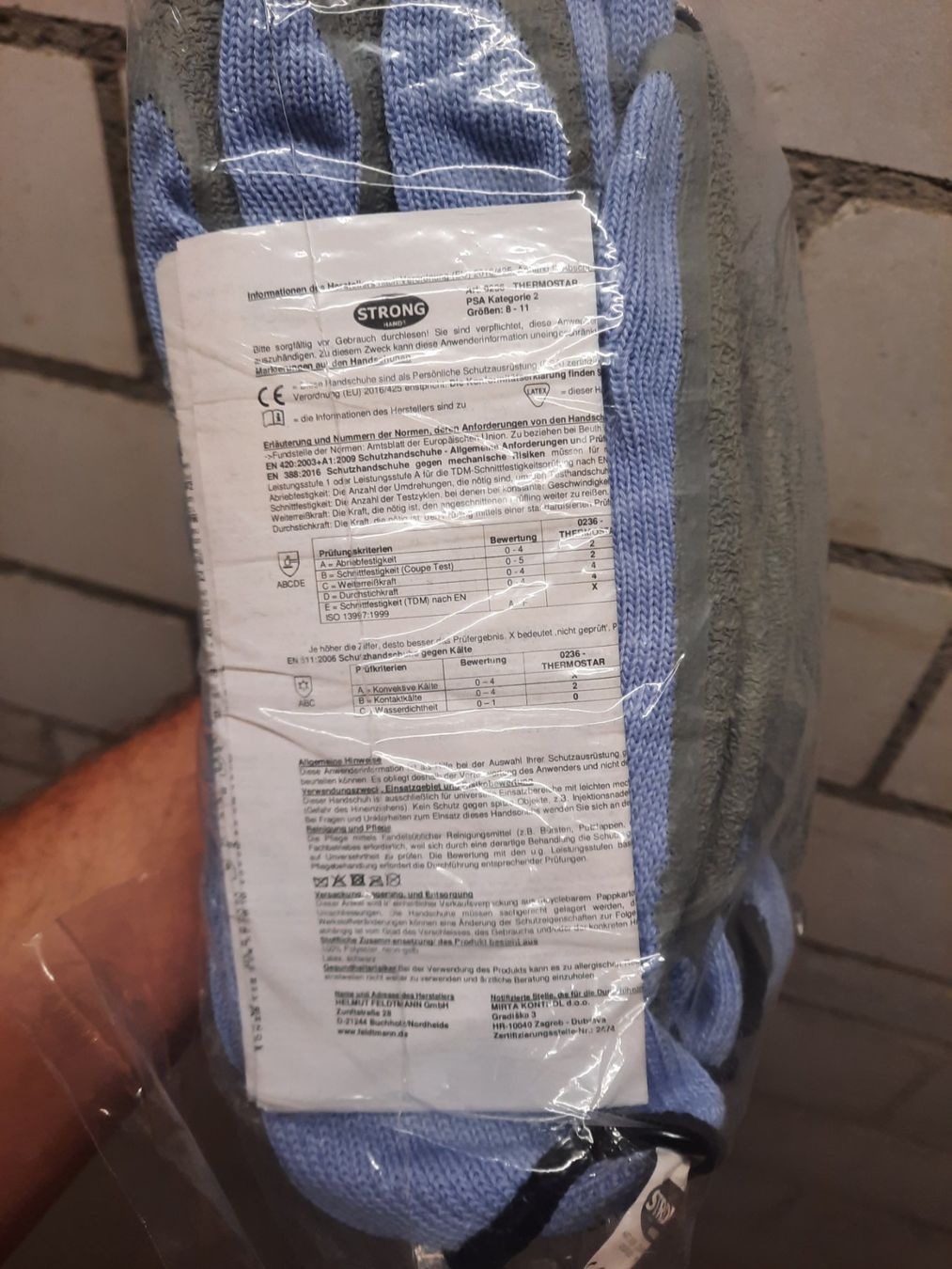 Guanti & manicotti: Thermostar Arbeitshandschuhe, Grösse 9 – Nuovo e nell'imballaggio originale da Winkel venduto da M_gogs