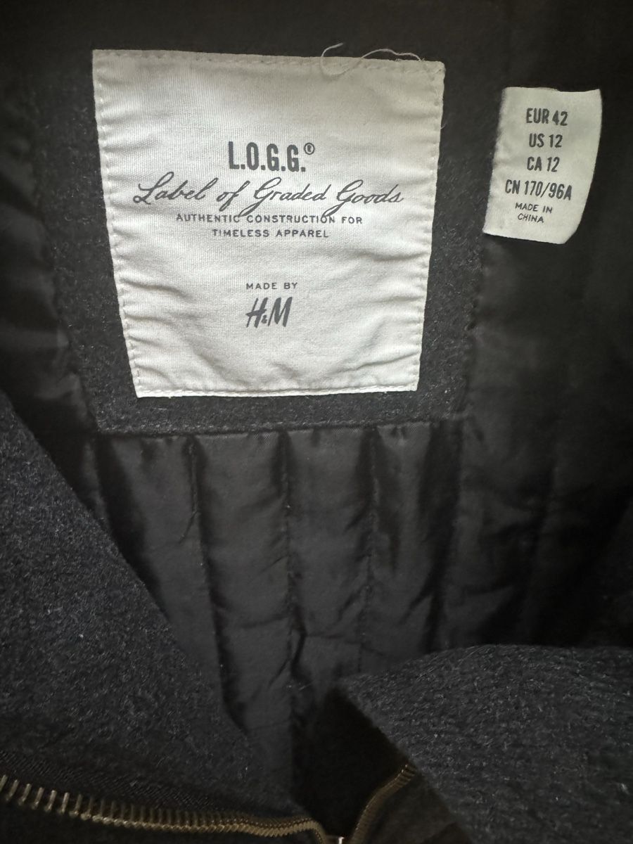 H&M Jacken: H&M Winterjacke Damen Gr. 42, anthrazit – Gebraucht aus Winkel von Schorley 2