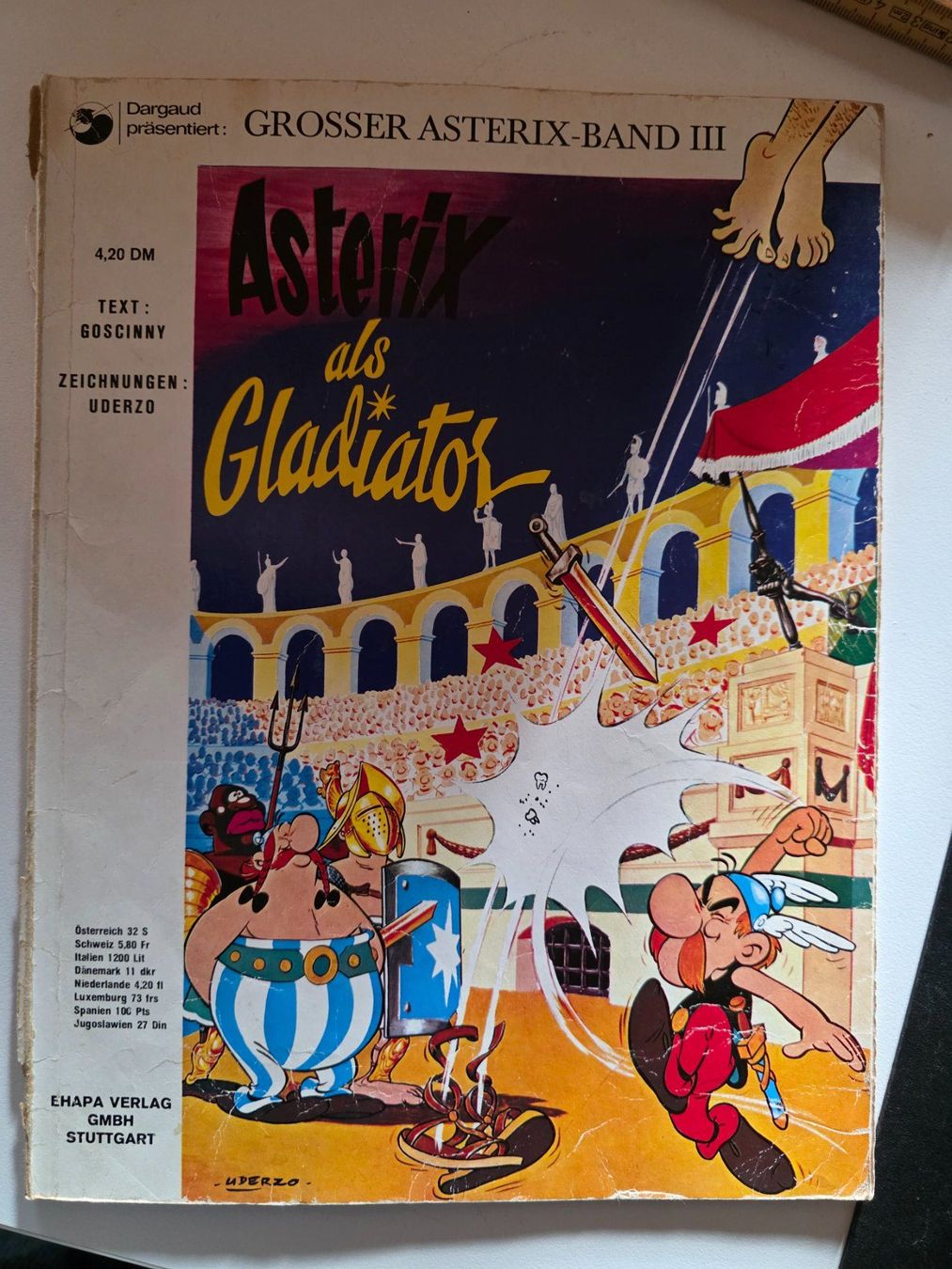 Fumetti: Comic Klassiker Asterix als Gladiator - 1975 – Usato da Walterswil BE venduto da Lonitti