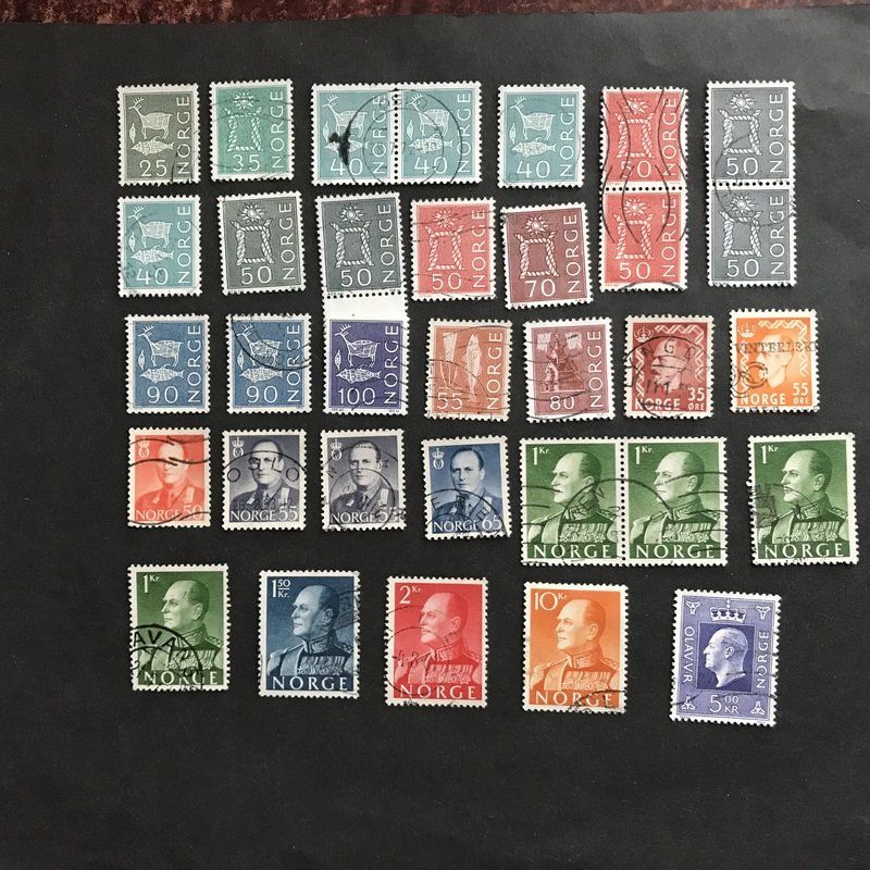Alle Briefmarken: NORWEGEN: Kleine Sammlung gest – Gebraucht aus Uitikon Waldegg von Gooddeal05 1
