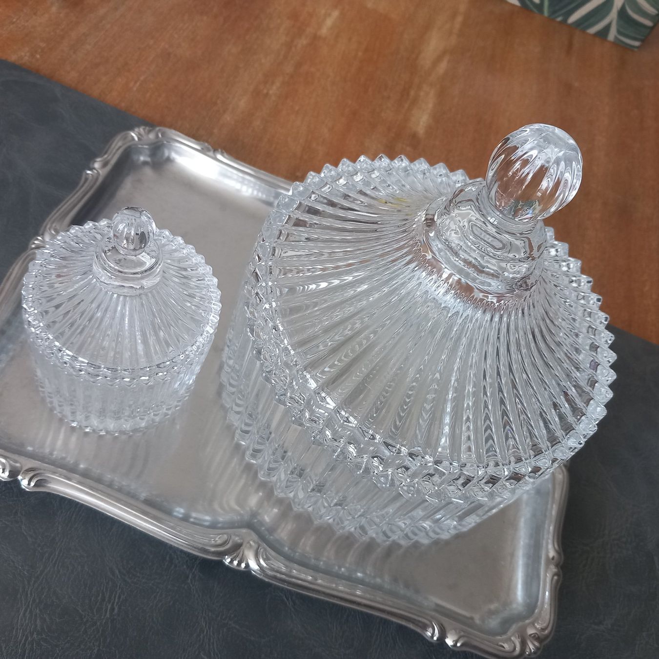 Bicchieri: 2x Glas Bonboniere / Neu/ Vintage – Nuovo (secondo la descrizione) da Aegerten venduto da gismolini 4