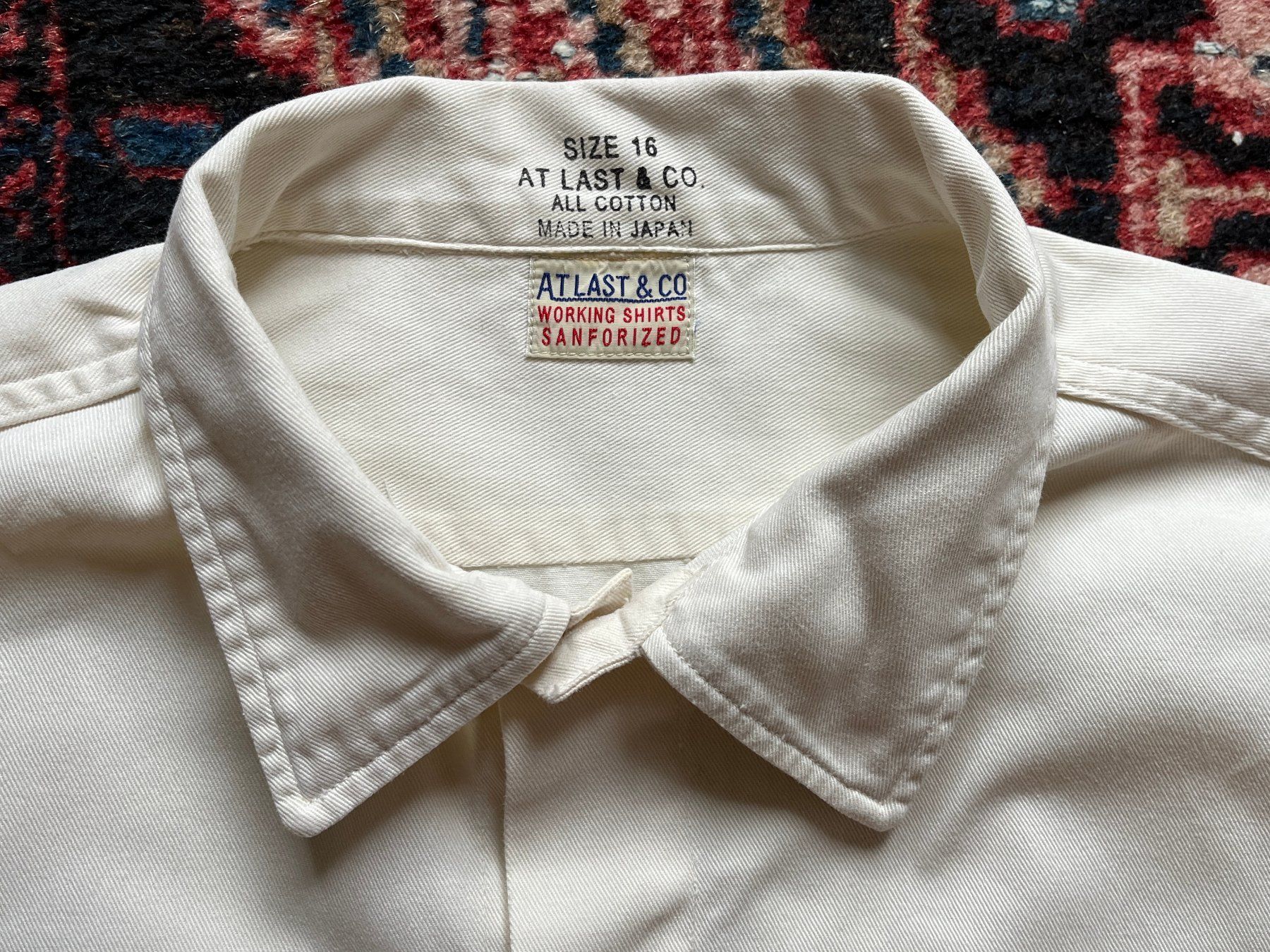 Camicie: At Last & Co, Workwear Hemd, Grösse 16 – Usato da Zürich venduto da Adelmax 1