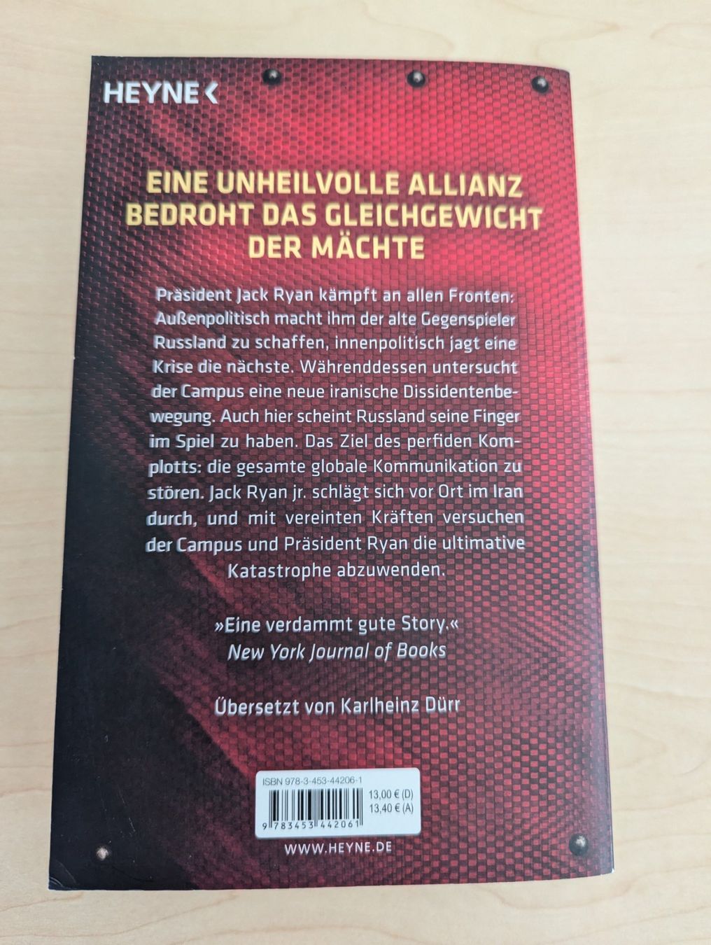 Libri: Tom Clancy - Tödliche Allianz – Usato da Spiez venduto da Crazyduck 1