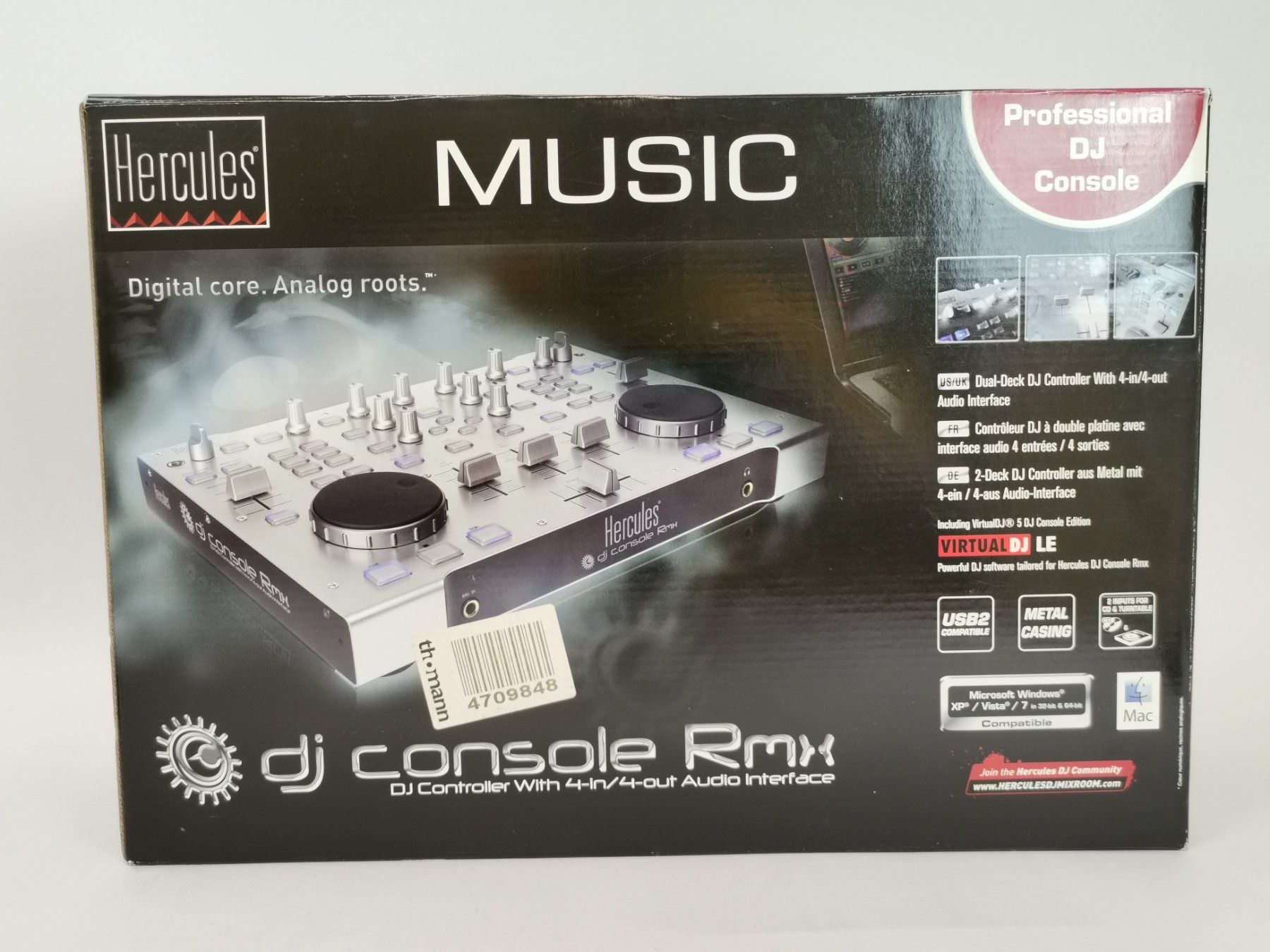 Hercules Console di mixaggio: HERCULES DJ Console Rmx – Usato da Schaffhausen venduto da Restwert_SH 5
