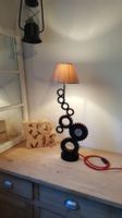 Lampe Steampunk im Industriestil.