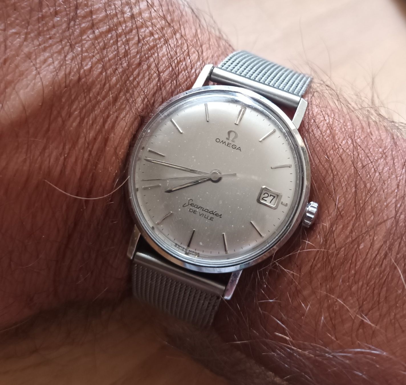 Omega Uhren: Omega Seamaster de ville AKTION%% – Gebraucht aus zurich von Skauktion