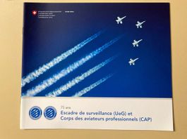 Broschüre: 75 Jahre UeG - Schweizer Luftwaffe (französisch)