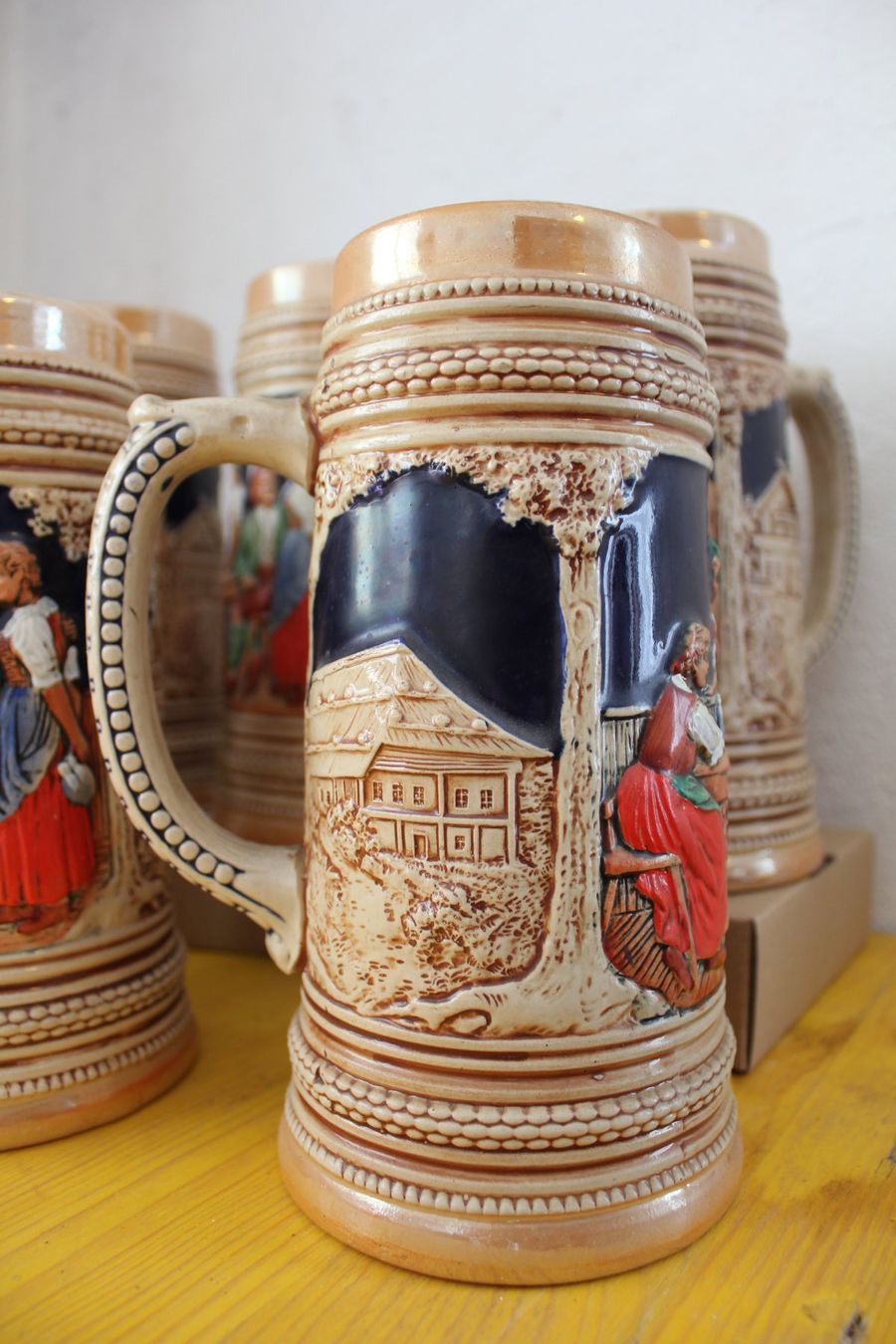 Bicchieri: Bierhumpen Keramik Glas – Usato da Seewen SO venduto da Bettenberg 5