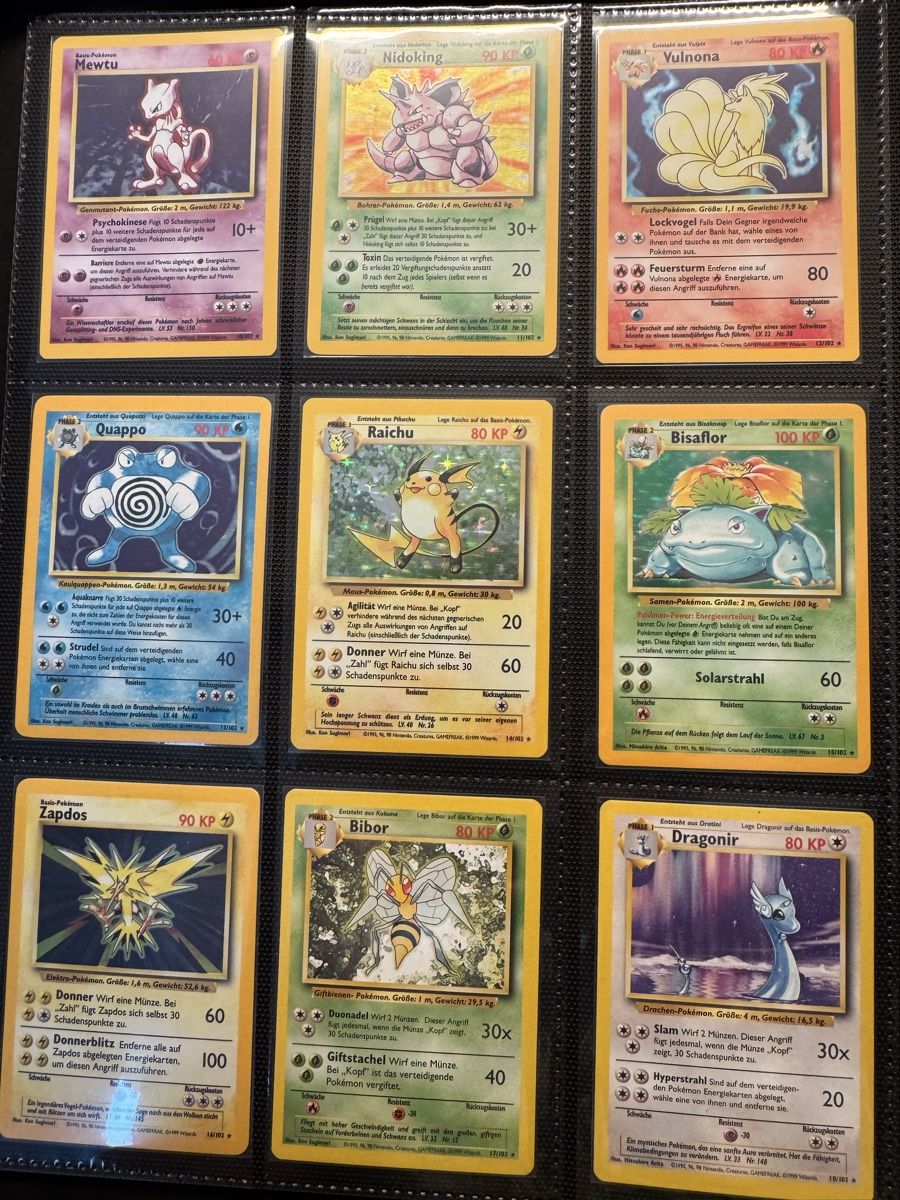 Pokémon Carte collezionabili: Pokemon Base Set Deutsch Near Mint Master Set 102/102 – Nuovo (secondo la descrizione) da Baden venduto da lpzonda 1
