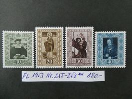 FL 1953 Nr. 255-258 postfrisch