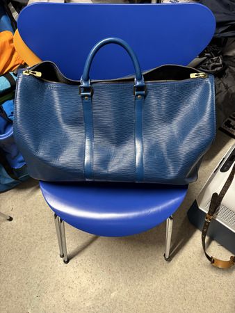 Louis Vuitton Epi Toledo Blue Keepall
