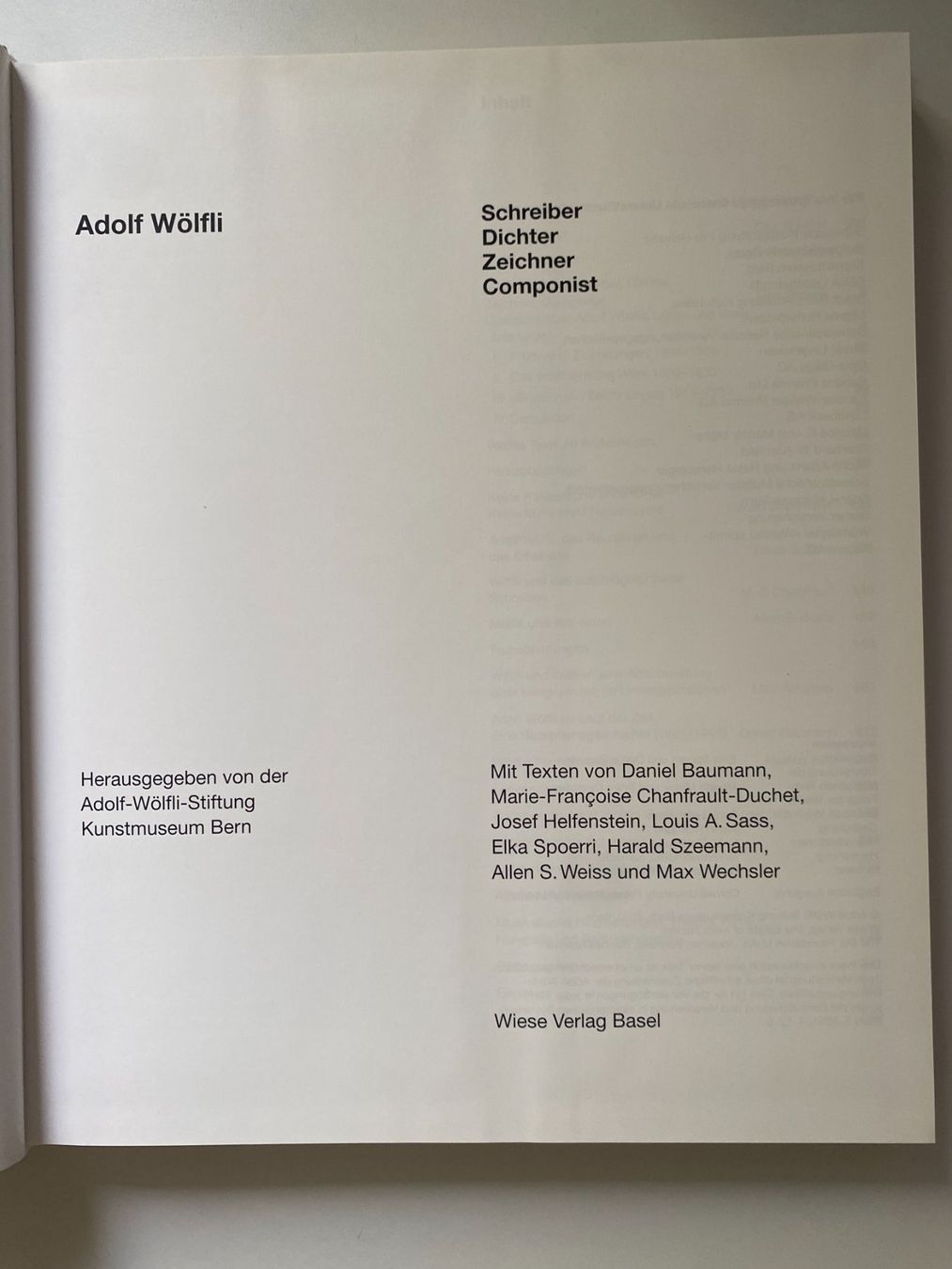 Bücher: Buch Adolf Wölfli – Gebraucht aus Gümligen von Vicky2 1
