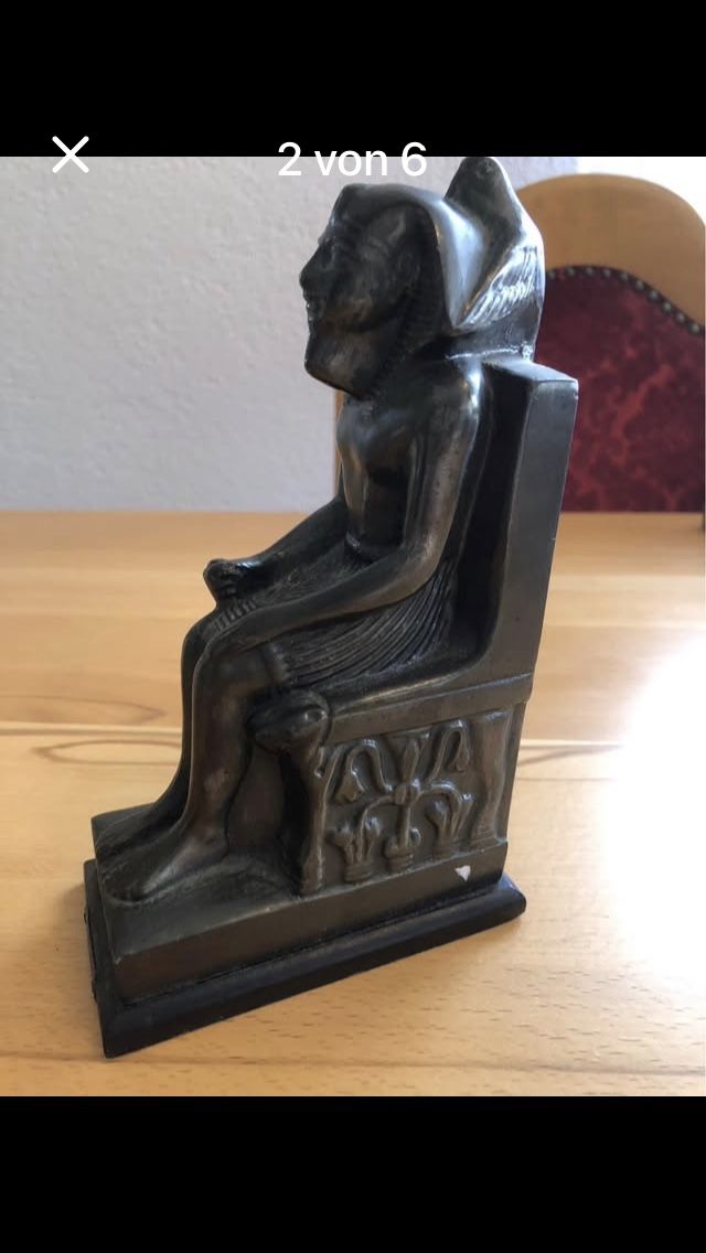 Figuren: Ägypten,Figur Chephren sehr schwer!! – Gebraucht aus Worb von Tyra07 1