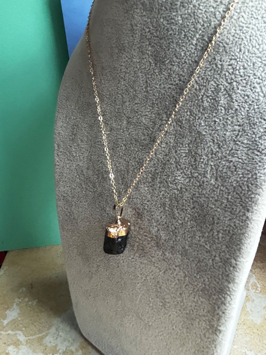 Ciondoli: Anhänger Black Stone goldenprotection – Usato da Dittingen venduto da Bijoubelle 5