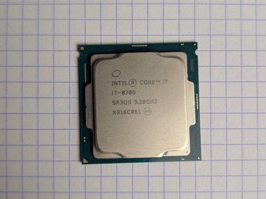 Intel Componenti elettronici: Intel Core i7-8700 – Usato da Menziken venduto da PurpleSky89