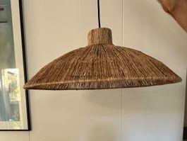 NEU Hängelampe aus Jute