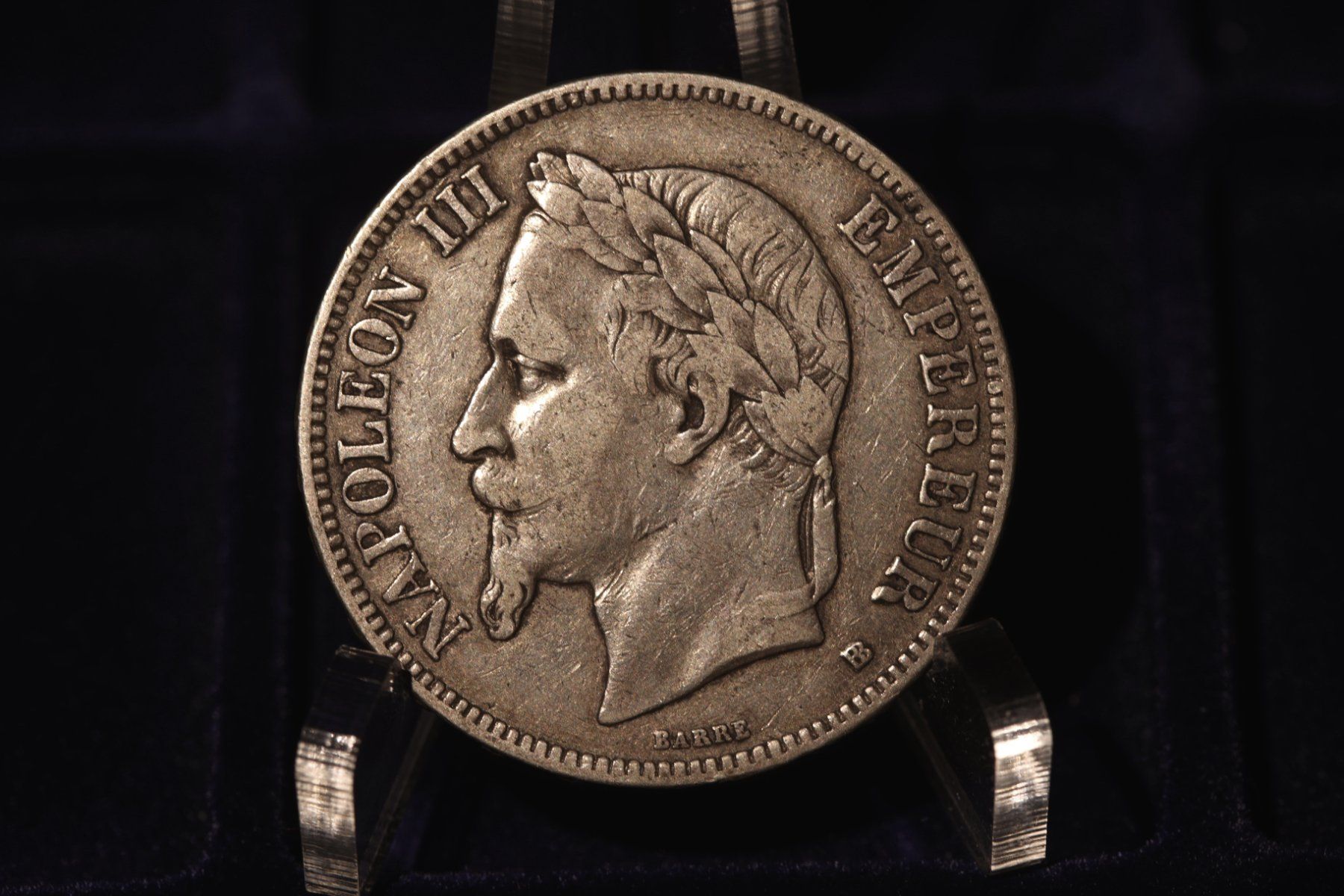 Tutti le monete: Silber 5 Francs Frankreich 1870 BB – Usato da Wetzikon ZH venduto da Scipio80