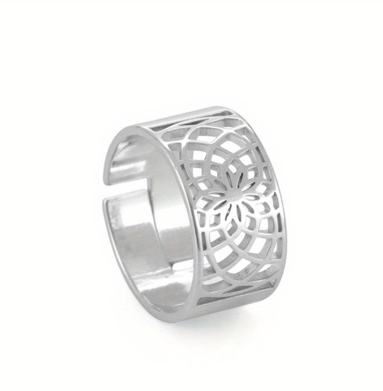 Ringe: Ring Lebensblume silbern (56-62) – Neu und originalverpackt aus Laufen von Bellavitaboom 3