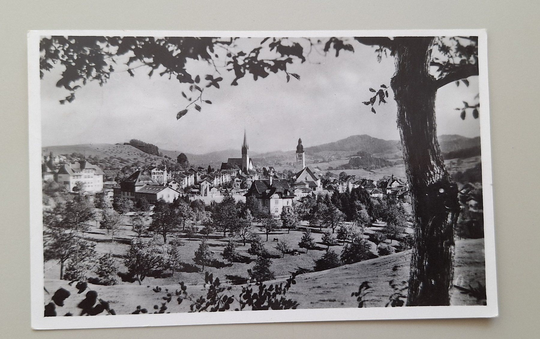 Ansichtskarten: AK Degersheim Kirche Idyll 1947 SG – Gebraucht aus Gurtnellen von Stonevalley007