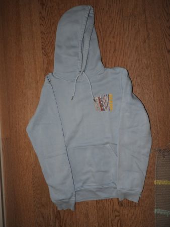Kapuzenpullover hellblau, XS