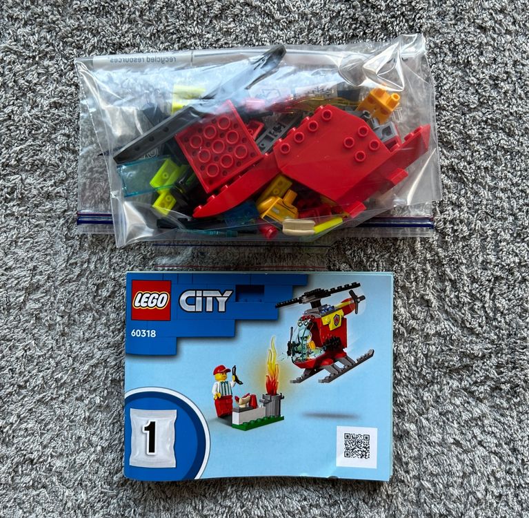 LEGO® City 60318 L'hélicoptère des pompiers