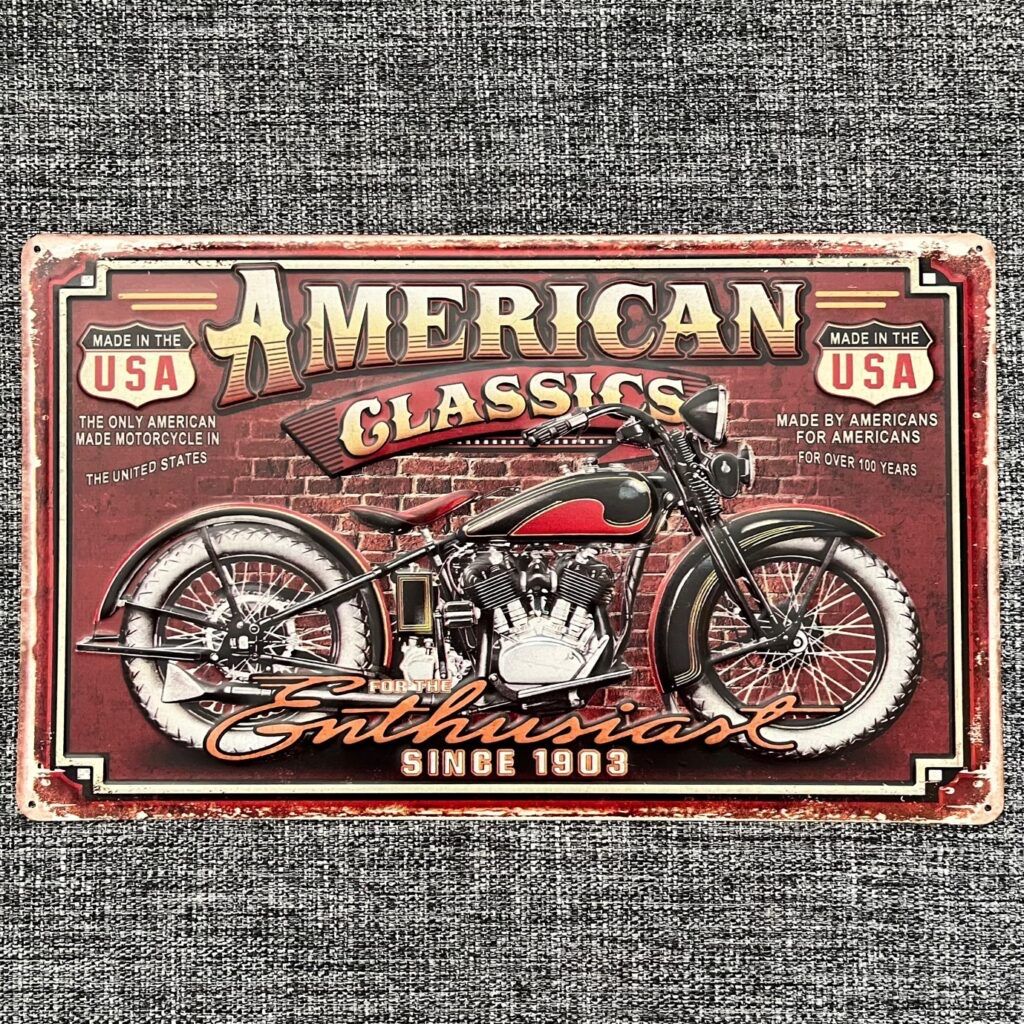 Insegne: American Classics Metal Art Schild – Nuovo (secondo la descrizione) da Schwyz venduto da rs-trend