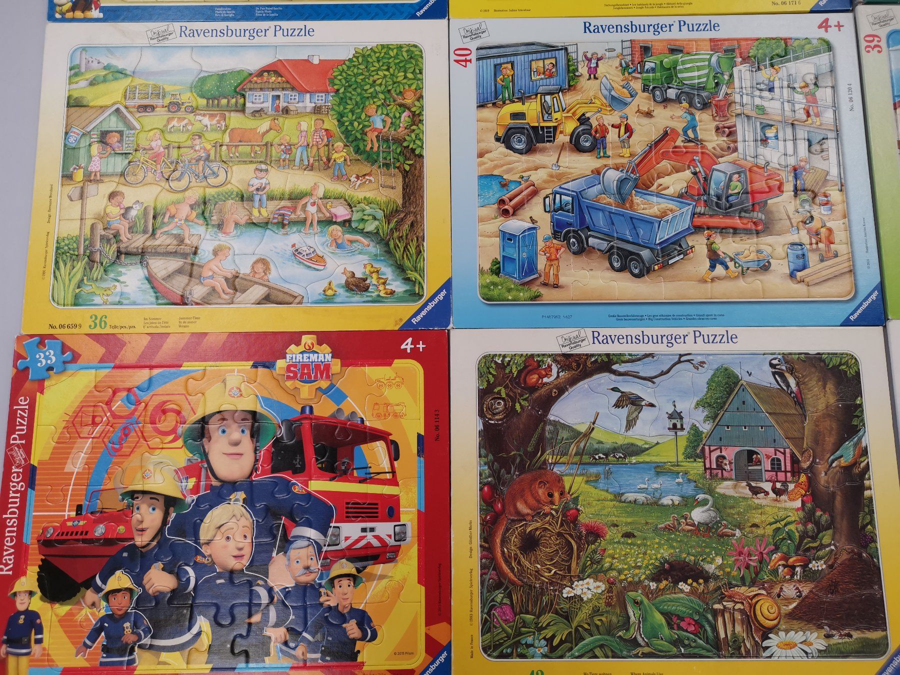 Ravensburger Puzzles: 9 Kinderpuzzles: 8x Ravensbuger, 1x Schmidt Puzzle – Gebraucht aus Illnau von enbuerki 1