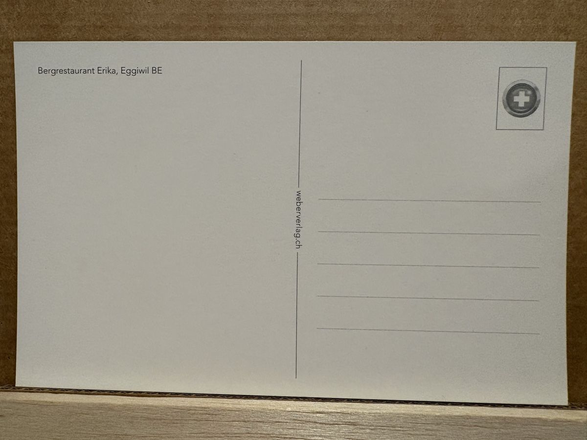 Cartoline postali: AK von Restaurant Erika in Eggiwil – Nuovo (secondo la descrizione) da Rümlang venduto da Kartenpost1 1