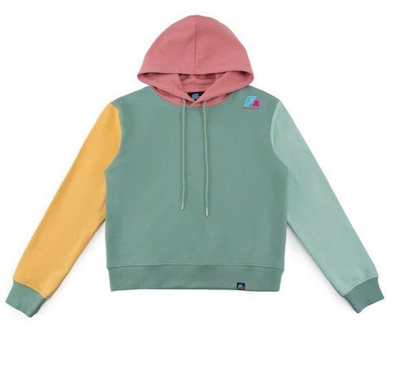 Maglioni & Felpe: F2 Retro Rave Hoodie Damen Sweatshirt Pullover Multicolor L – Nuovo e nell'imballaggio originale da Oetwil an der Limmat venduto da Dudel