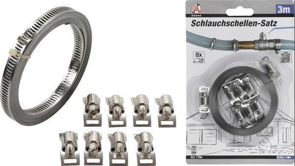 Alle Werkzeuge: Schlauchschellen-Satz , "Endlos" , 3m – Neu und originalverpackt aus Dietikon von Sale44You