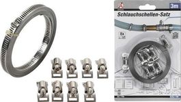 Schlauchschellen-Satz , "Endlos" , 3m