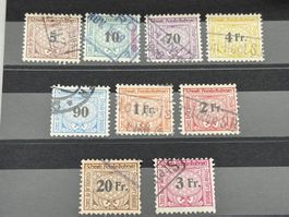 Diverse Eisenbahnmarken, sauber gestempelt