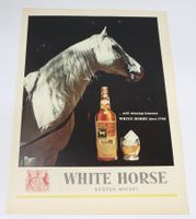 Alte Werbung White Horse, Mido Powerwind Uhr