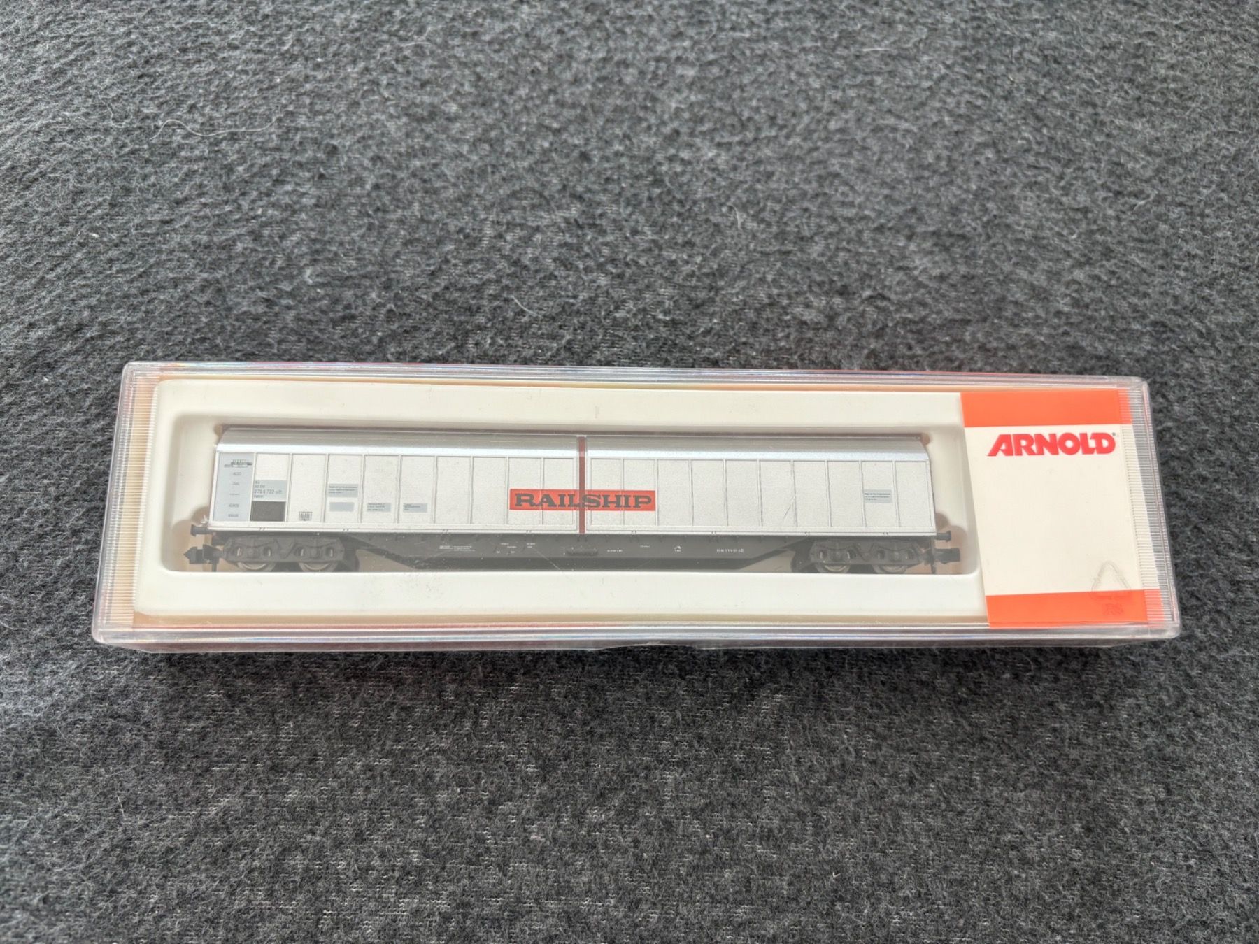 Arnold Modelleisenbahnen: Arnold 4441 K Schiebewandwagen Railship – Neu und originalverpackt aus Hauterive NE von eriamch