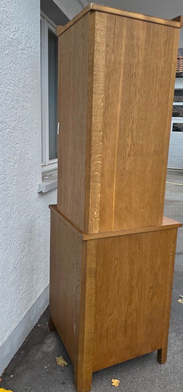 Scaffali: Eckmöbel, teilmassiv in Nussbaum-Optik Gebraucht – Usato da Flums venduto da Flumsantik 3