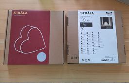 Set mit 2 Ikea STRÅLA Herz Lampe, Johanna Jelinek, Neu & OVP