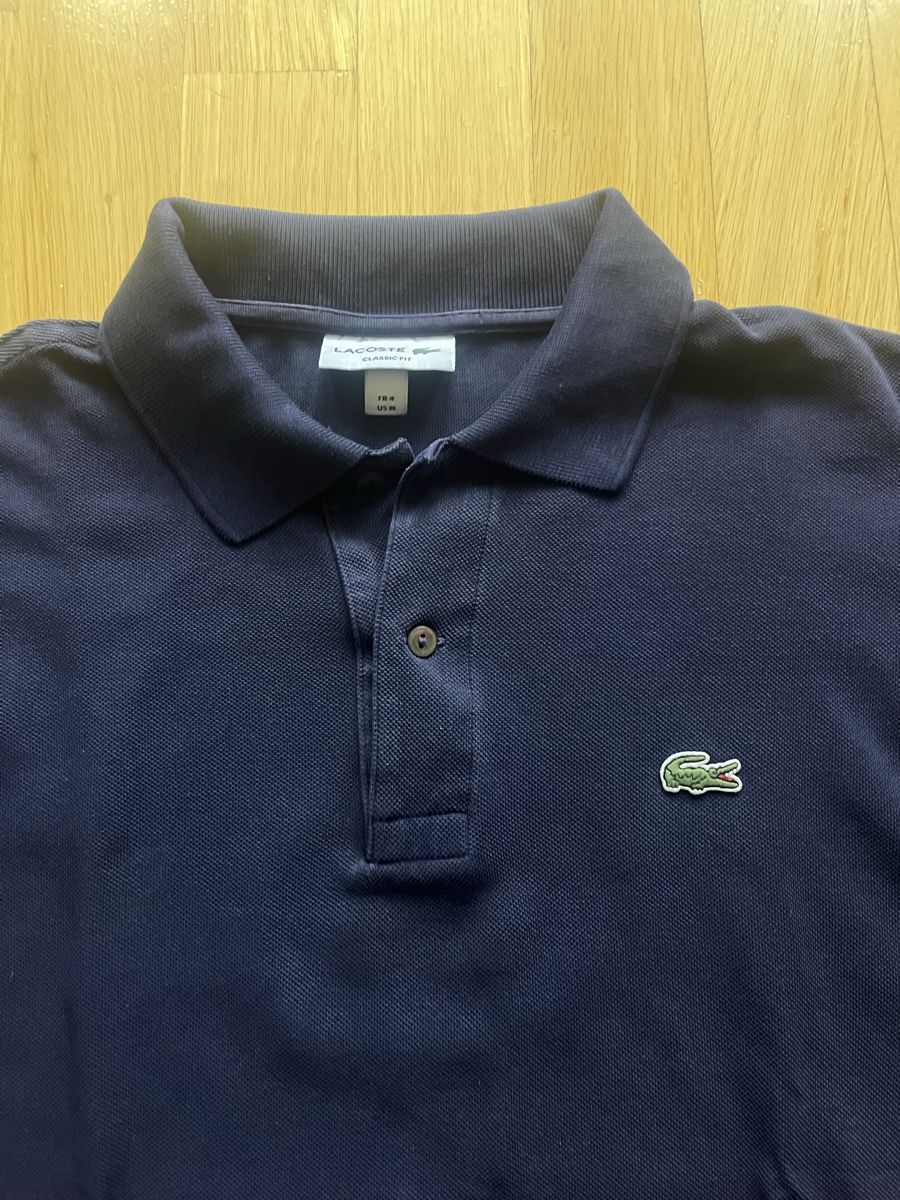 Lacoste Magliette Polo: Lacoste Poloshirt Dunkelblau Grösse M – Usato da Allschwil venduto da mpant02 1