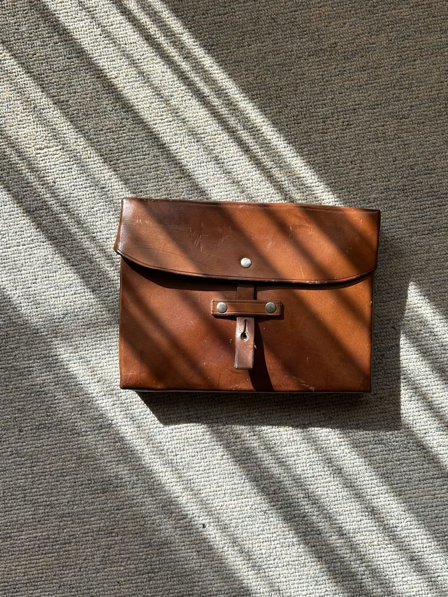 Schweizer Armee Taschen: Vintage Schweizer Militär Post Karten Tasche – Gebraucht aus Davos Platz von cilgia08 1