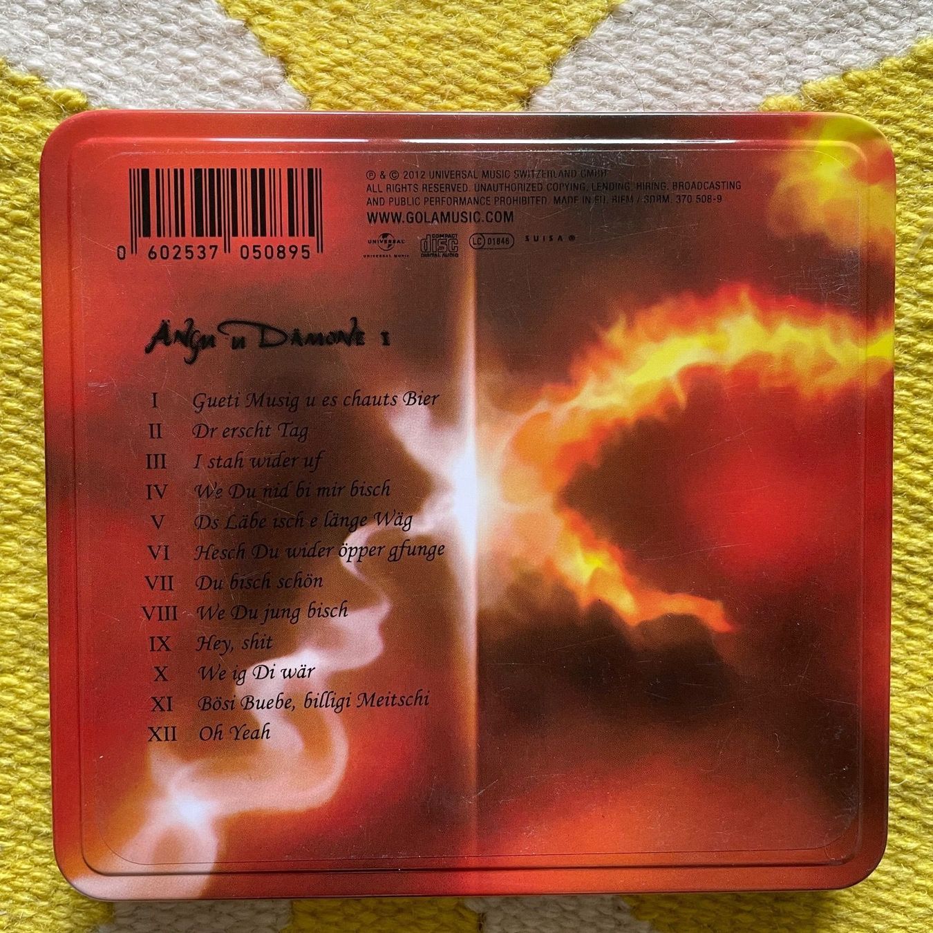 CD: GÖLÄ-ÄNGU U DÄMONE l (BLECHBOX) – Usato da Rorschacherberg venduto da CD-Roli 1