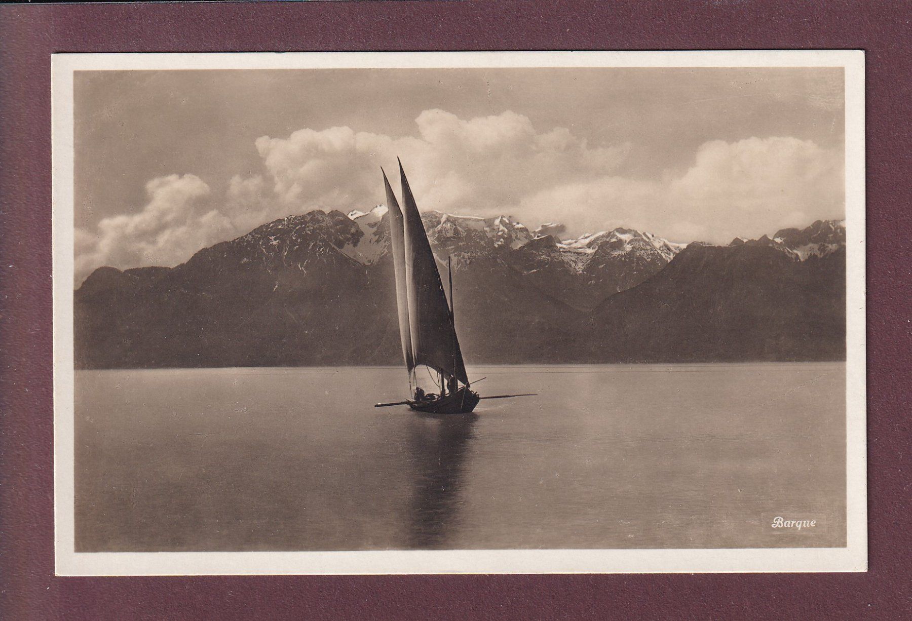 Cartes postales: BARQUE du LEMAN – D'occasion à Pully par nicecards