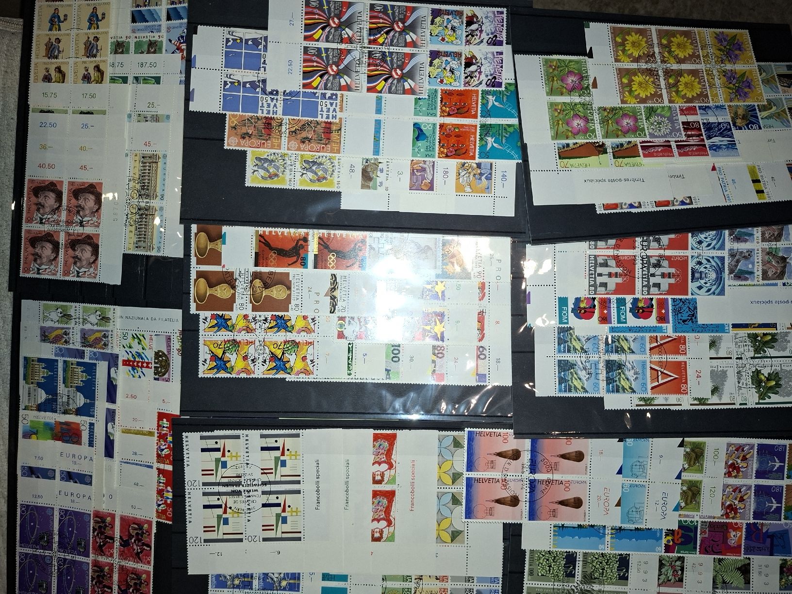 Tous les timbres: Lot 4er Blocks div. ET gestempelt – D'occasion à Balgach par SIMEON27