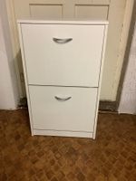 Schuhschrank weiss 2 Klappen gut erhalten