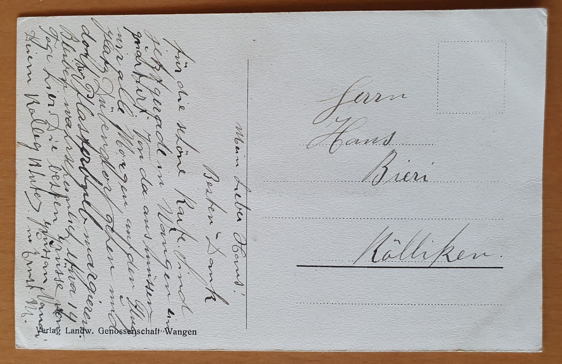 Cartoline postali: Gruss aus Wangen – Usato da Kreuzlingen venduto da Rschweiz1 1
