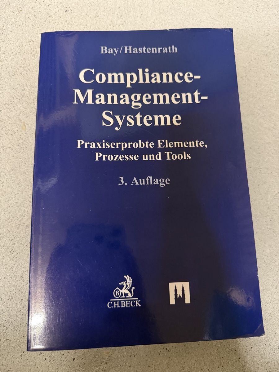 Libri: Compliance-Management-Systeme, 3. Aufl. – Usato da Holderbank AG venduto da mic_vm2j